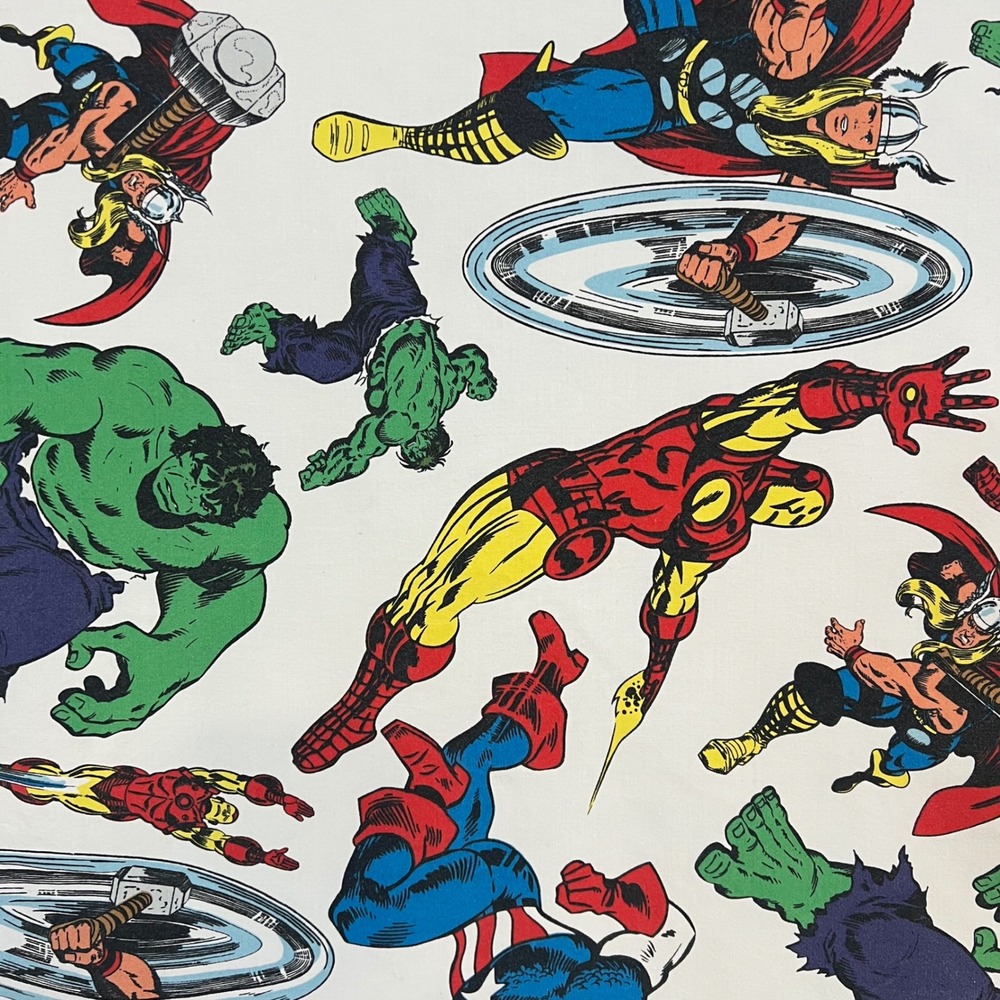Pottery Barn Kids Marvel Avengers Comics Organic Twin Flat Sheet Avengers 2015